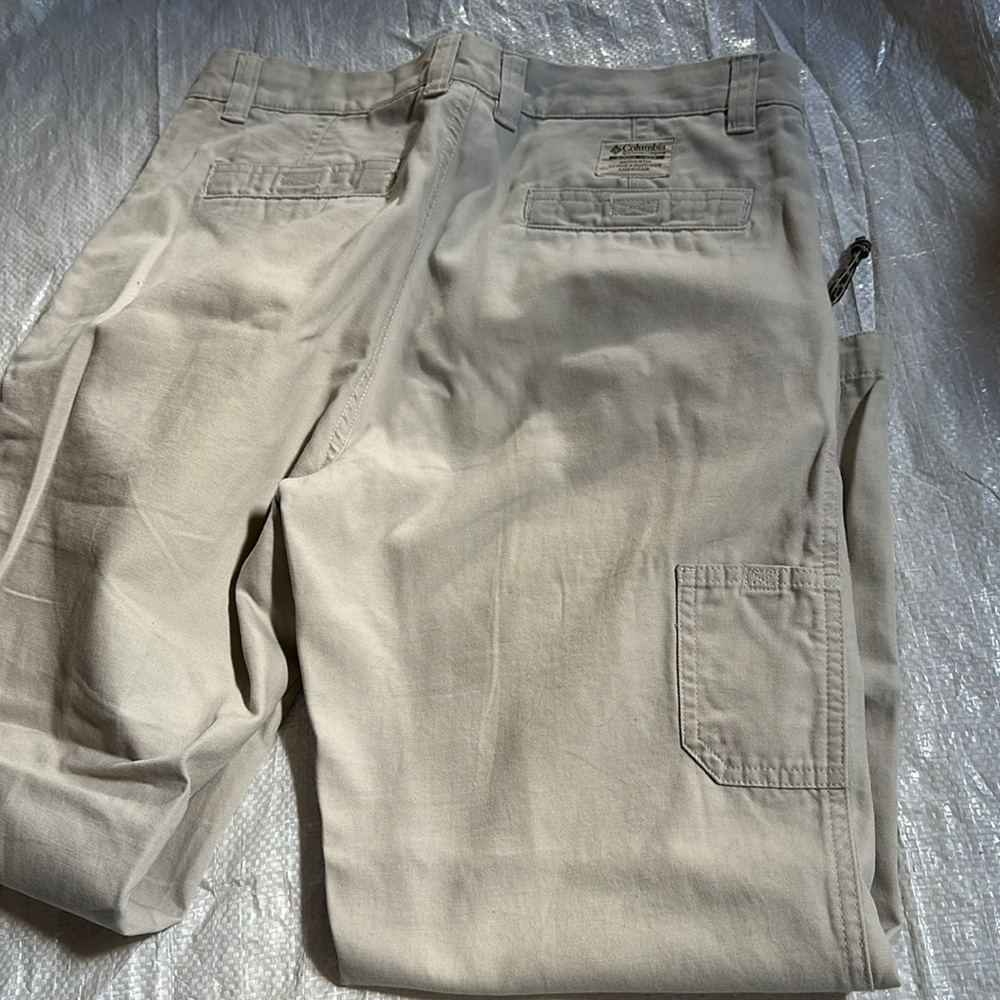 Columbia Women’s Hiking Ankle Pants Cream,Size 6 - Picture 4 of 5